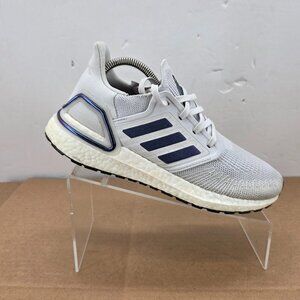 adidas UltraBoost 20 Women's 9 Dash Grey White Running Shoe Primeknit Boost